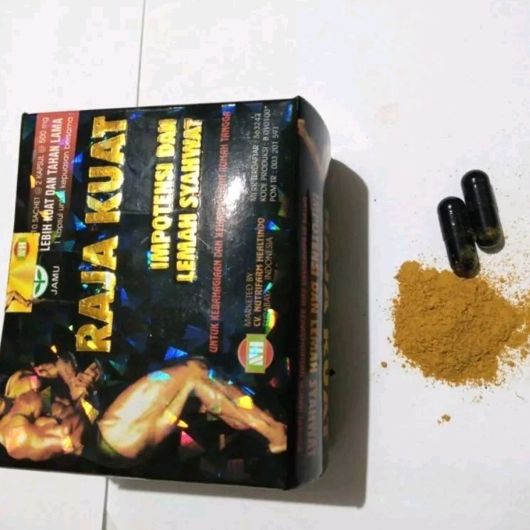 Raja Kuat - Raja Nikmat , Suplemen herbal for men kapsul rajakuat rajanikmat terbaik meningkatkan vi