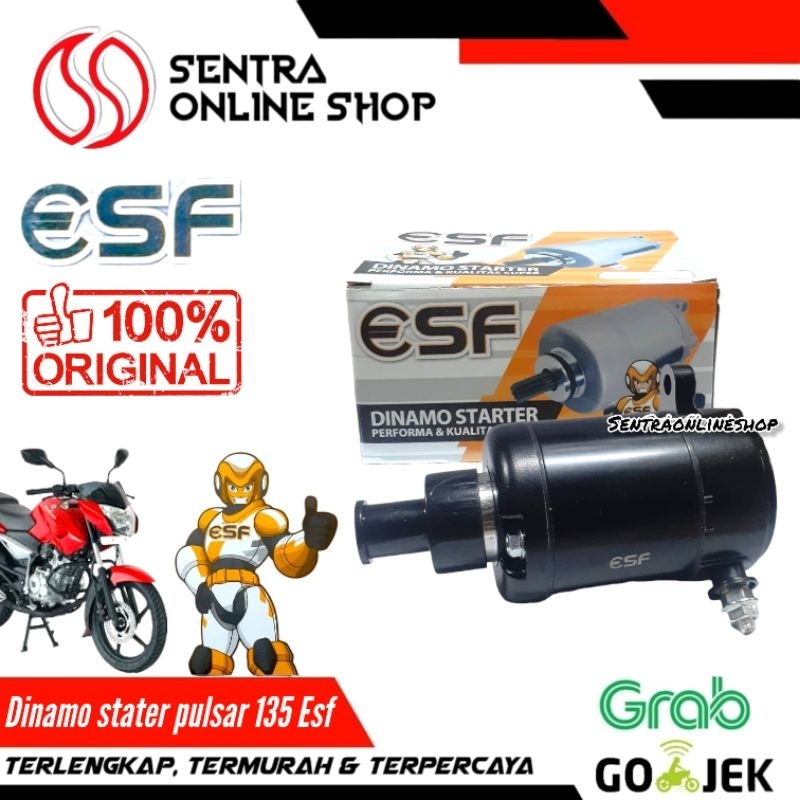 Dinamo stater starter bajaj pulsar 135 esf