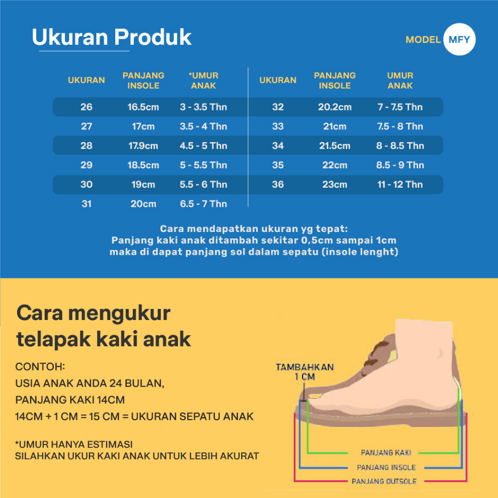 LAPAGO - Sepatu Sneaker Casual Anak Laki Laki Perempuan Korea Usia 3 - 12 Tahun Type MFY