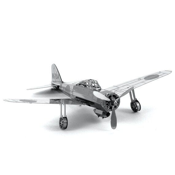 3d Metal Puzzle JAPANESE ZERO AIRCRAFT - Mainan Koleksi MB-012