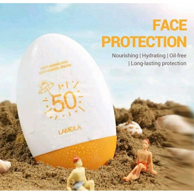 SUNCREEN LAMEILA UV CREAM SPF50+++ | SVMY | HYDRATING SUN PROTECTIVE CREAM