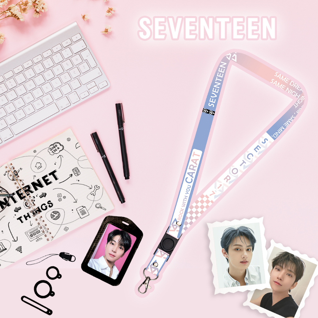 Lanyard SEVENTEEN Sigmat13 Gantungan id card Printing Kpop Series 5