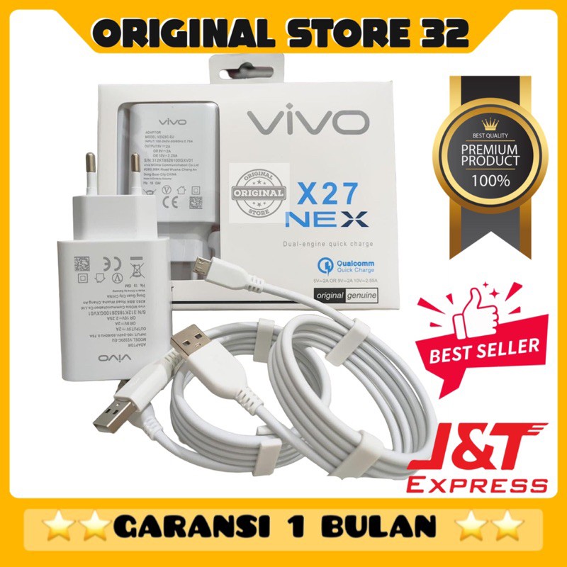 Charger TC Travel vivo x27 Nex Micro Original Charger vivo X27 Nex Fast Tipe c