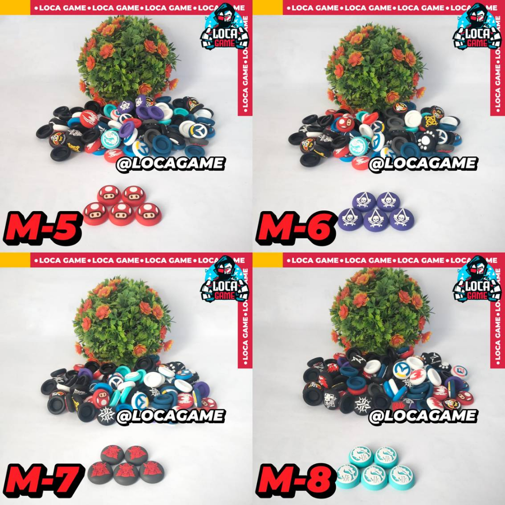 Thumbgrip stick motif karakter untuk PS2 PS3 PS4 PS5 Xbox