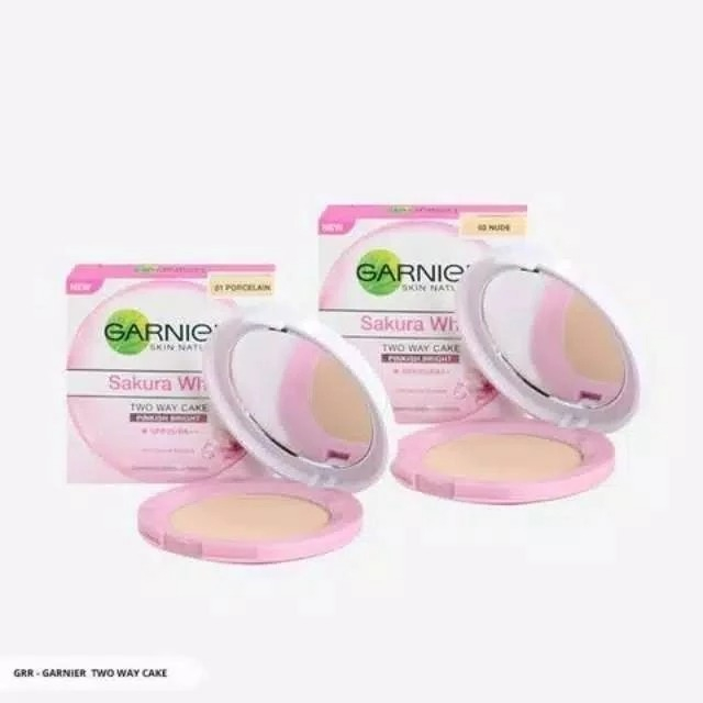 Garnier Two Way Cake Sakura White Pinkish Bright SPF25/PA+++ 8gr