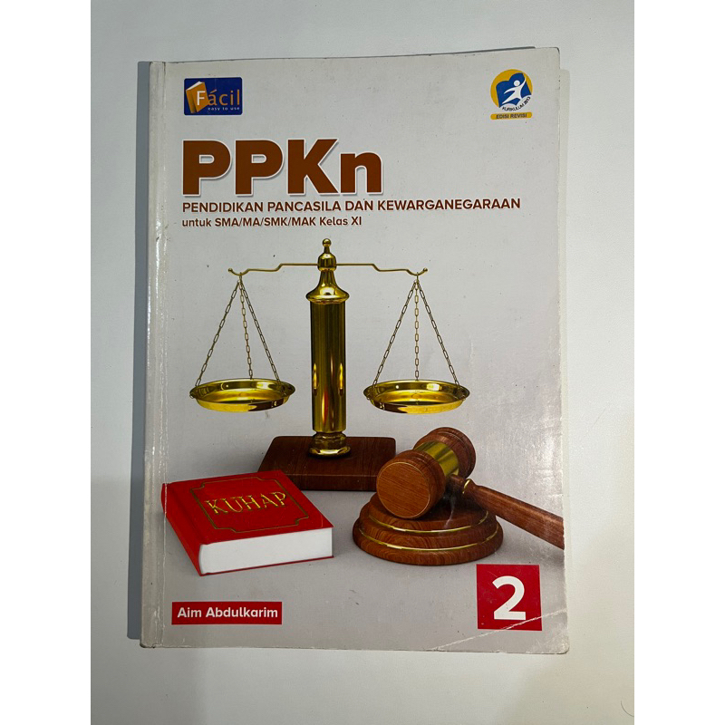 buku paket PPKn kelas 11 facil