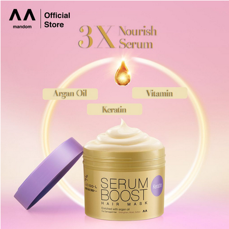 LUCIDO-L Serum Boost Hair Mask With Argan Oil 250 gr