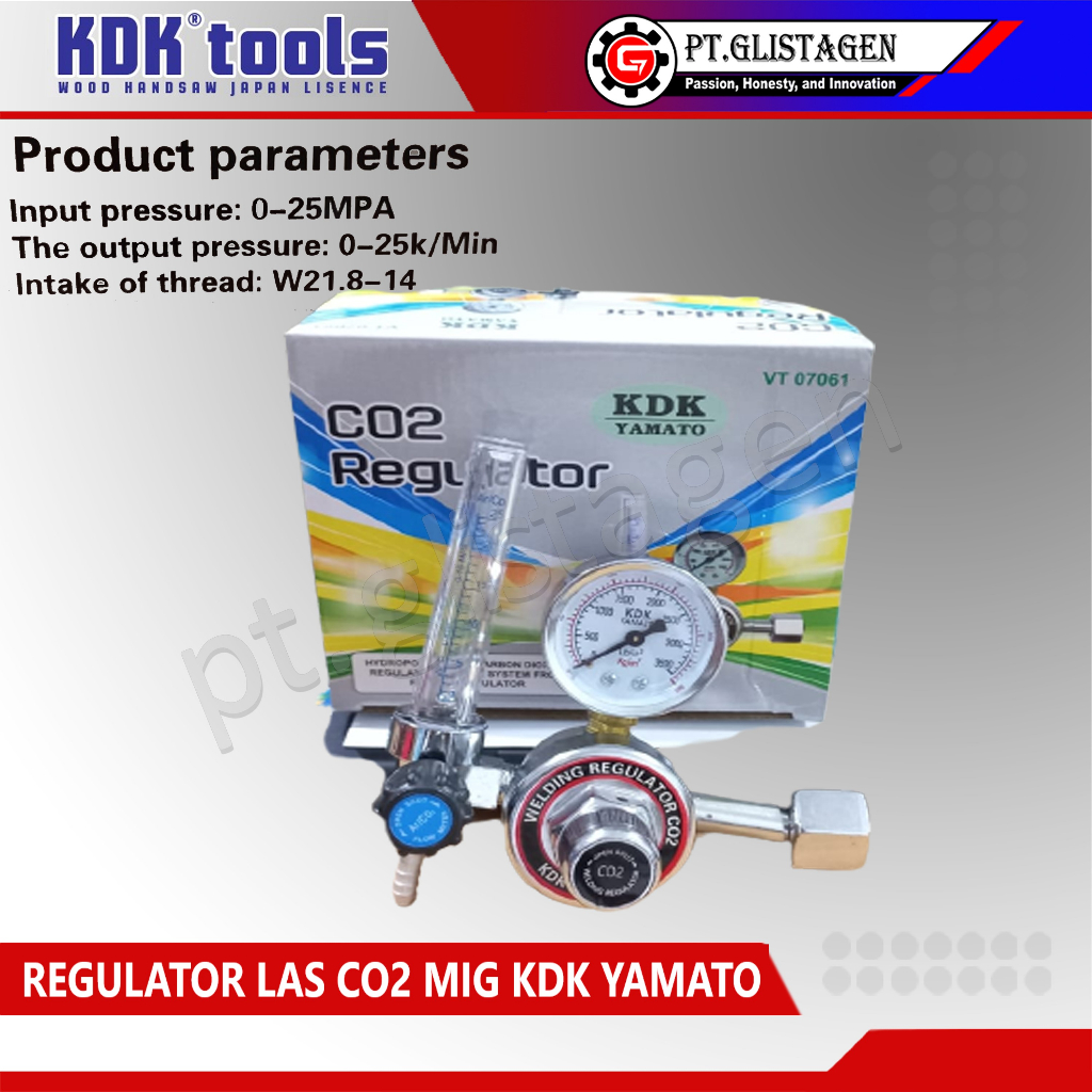 Regulator Las CO2 MIG MAX KDK Yamato Tabung Las CO2 HIGH QUALITY