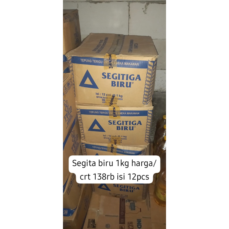 

TEPUNG TERIGU //SAGITA BIRU 1kg isi 12pcs