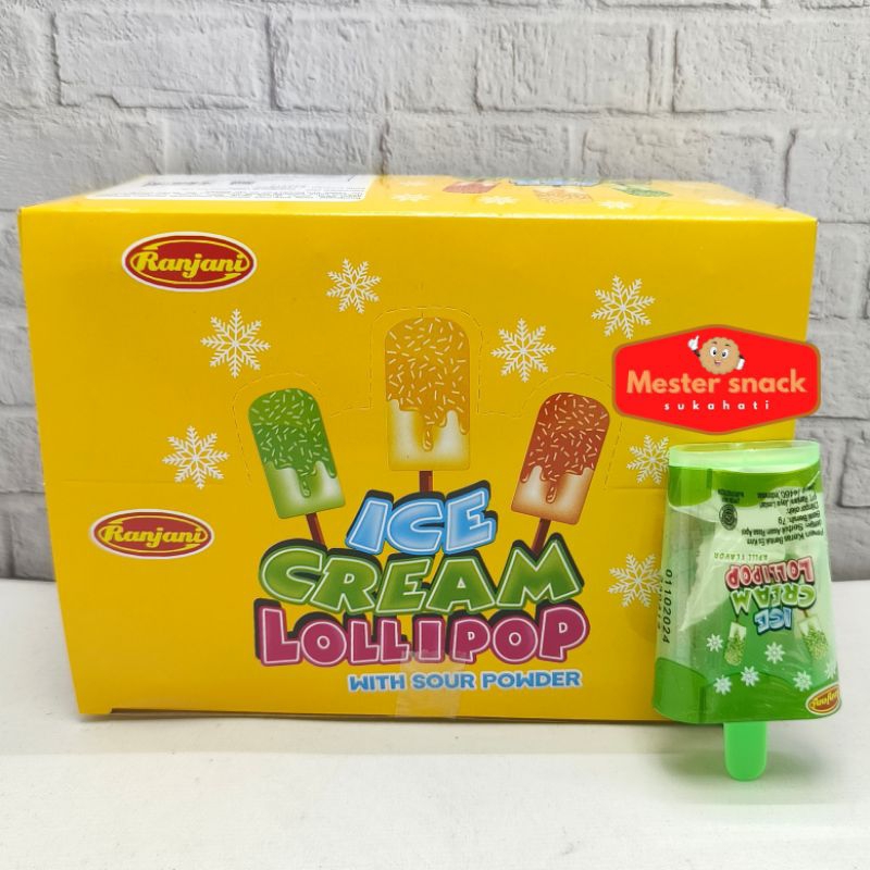 Permen Ranjani Ice Cream Lollipop | Permen lollipop