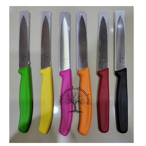 Victorinox Pisau Daging, Buah, Sayur Gerigi untuk Dapur 10 cm Victorinox