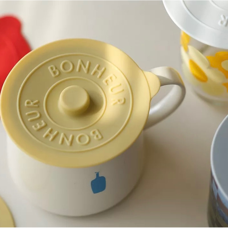 

2Xbtygneal Sakha Snack ) Tutup Gelas Karet Silikon Bonheur Drink Cover Lid Hl0505 Silicone Mug Cap