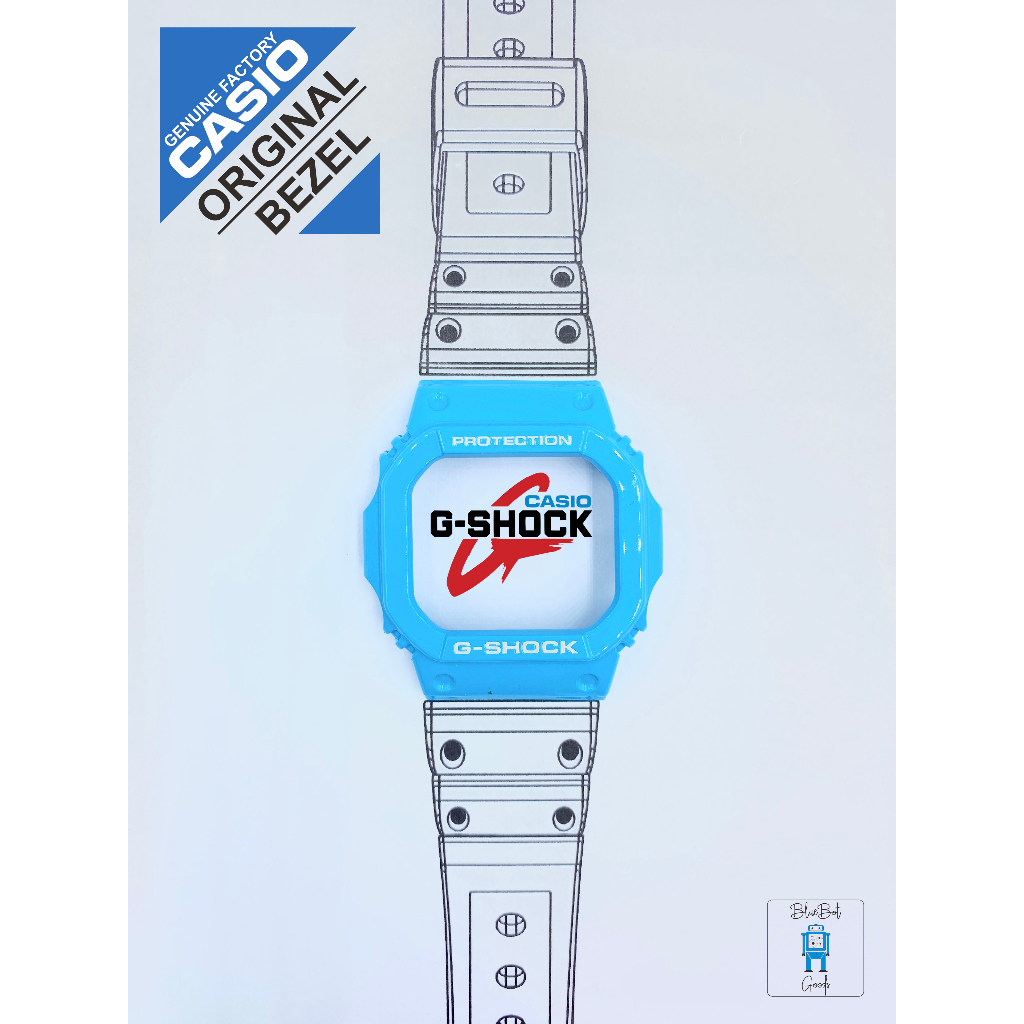 Bezel Casio G-shock original parts GLX5600A Glide square watch