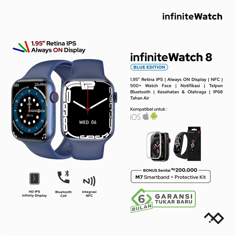 infiniteWatch 8 - Blue Edition