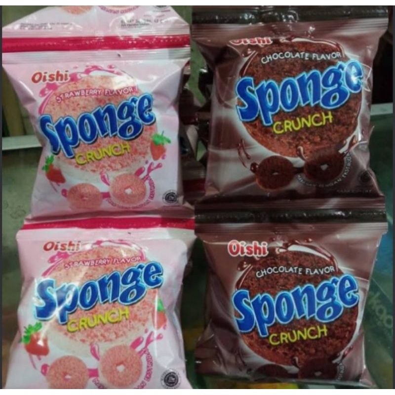 

Oishi Sponge Crunch Renceng(10pcs) Cemilan enak dan renyah