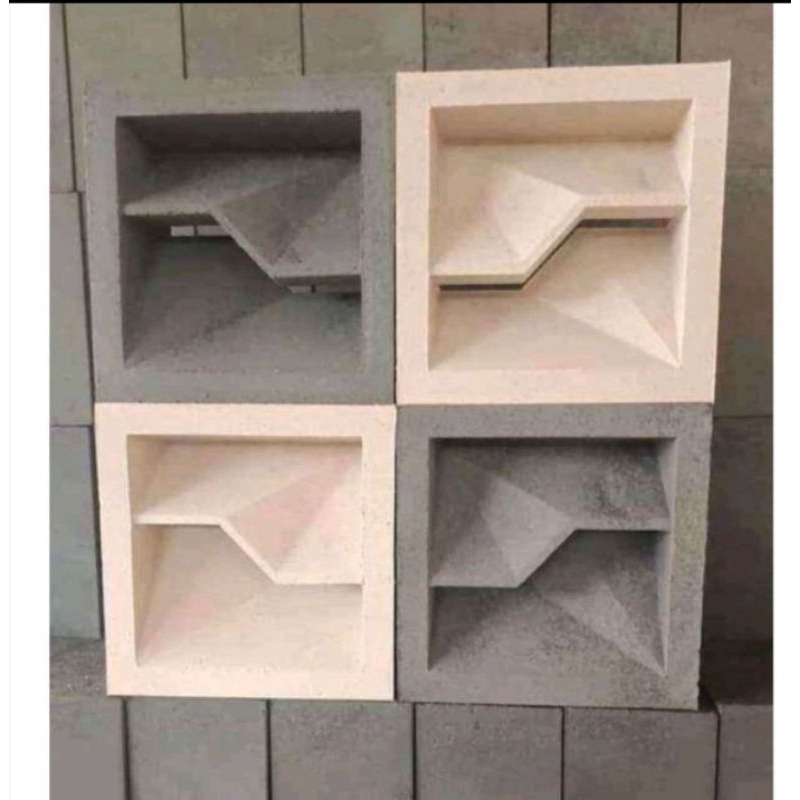 Roster beton/loster minimalis motif petir 2sisi
