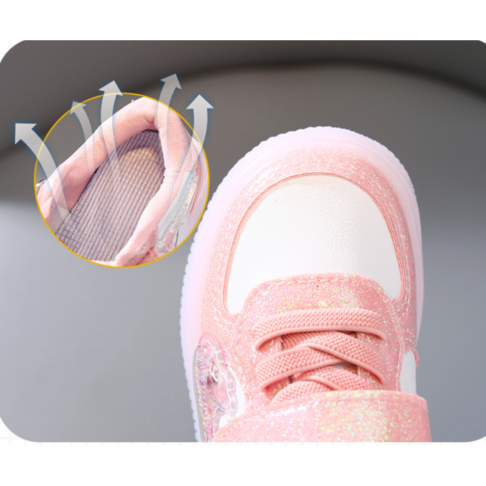 babyfit [size 21-30] MAGICDUST sepatu sneakers lampu led sepatu anak cewek cowok gs-0619
