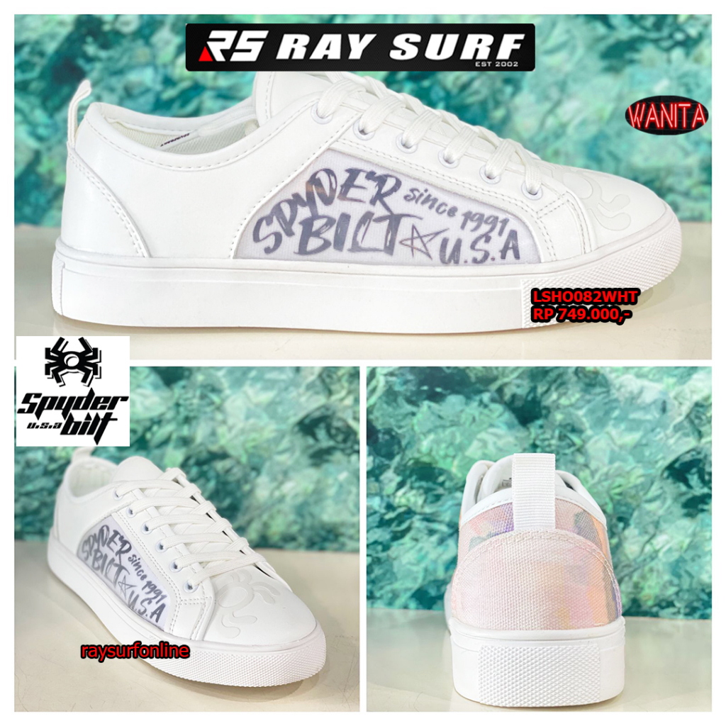 RAYSURF SPYDERBILT SEPATU WANITA LSHO082WHT ORIGINAL