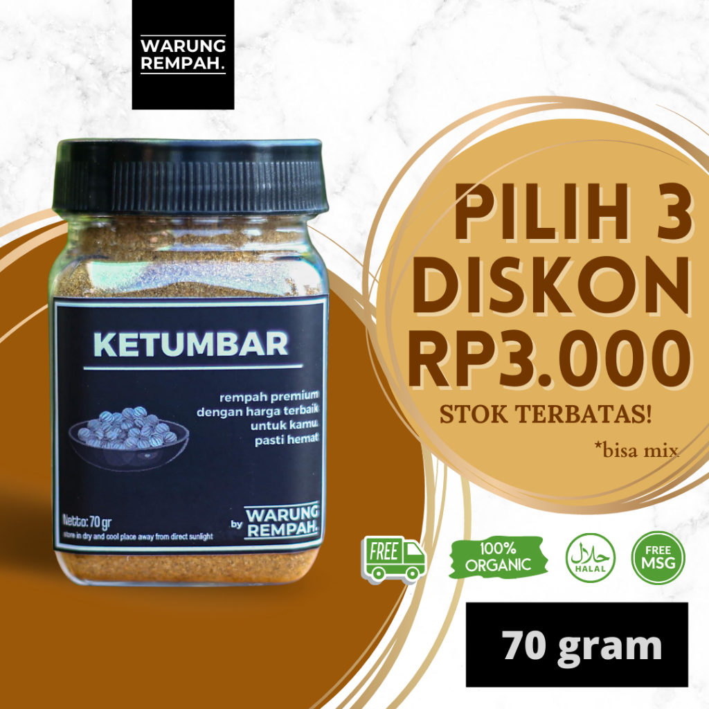 

Ketumbar Bubuk Murni