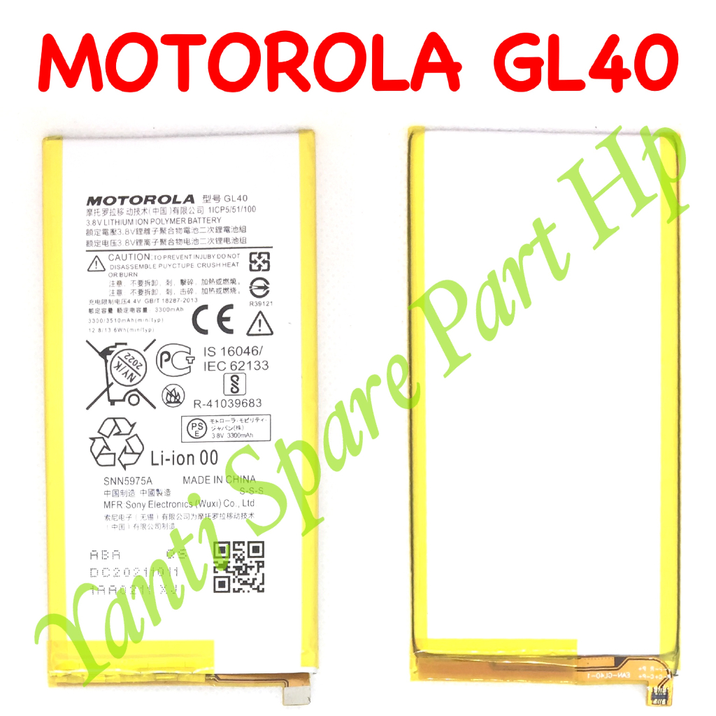 Baterai Motorola Z PLAY GL40 Original Terlaris New