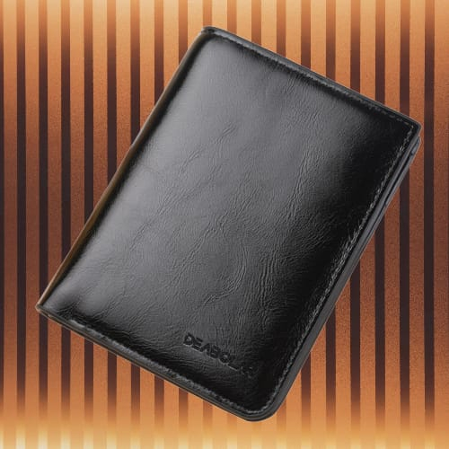 DOMPET LIPAT PRIA KARTU IMPORT KULIT HITAM LEAVO WA742B5 ORIGINAL BRANDED COWOK KEREN DISTRO PREMIUM RESLETING KOIN LAKI KEKINIAN MURAH SIMPLE FASHION REMAJA DEWASA BATAM TERBARU