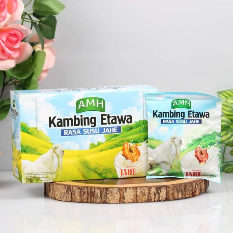 

AMH Susu Bubuk Kambing Etawa Rasa Susu Jahe 10Sachet