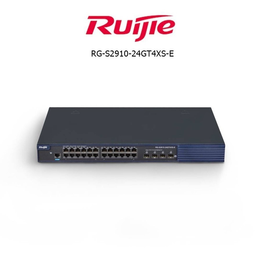 Ruijie RG-S2910-24GT4XS-E 24Port Gigabit 4 Port 1G/10G SFP+ Managed