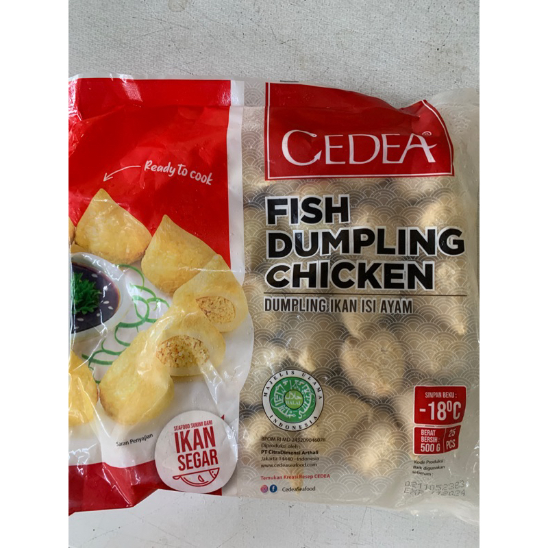 

Cedea Dumpling chiken dan cheese 500g