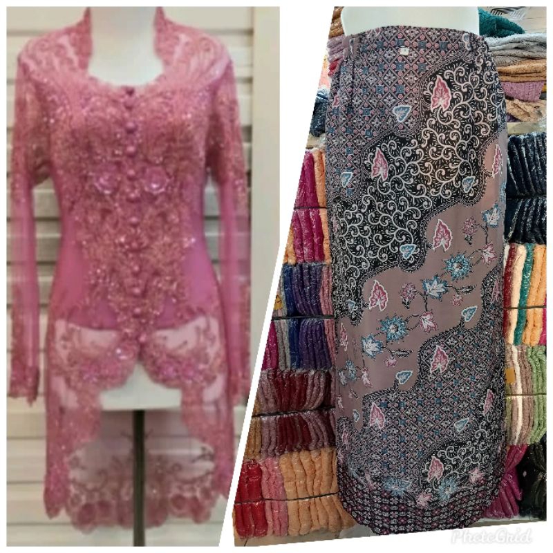 Ready setelan kebaya Aurora Payet//kebaya Payet pinguin//kebaya Payet hajatan//kebaya Payet ibu besan//kebaya Payet akad//kebay