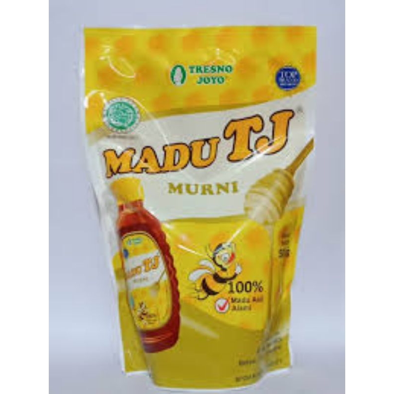 

Madu TJ Murni kemasan pouch 500gr pouch Tresno Joyo