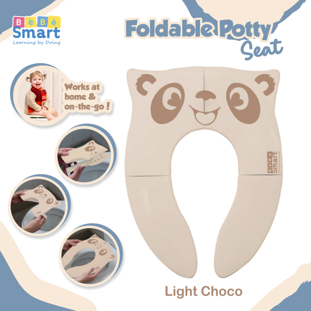 Bebe Smart Foldable potty Seat - Alas Dudukan Toilet Anak/ Alas Duduk Toilet/Potty training