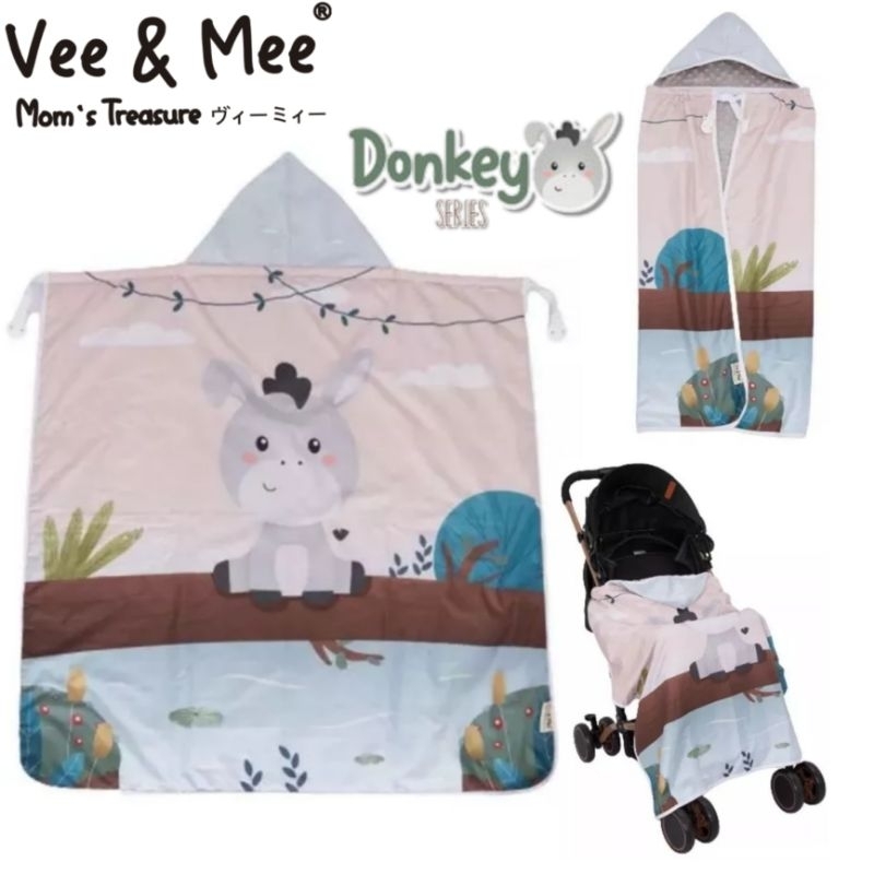 Vee &amp; Mee Baby Blanket On The Go Donkey Series