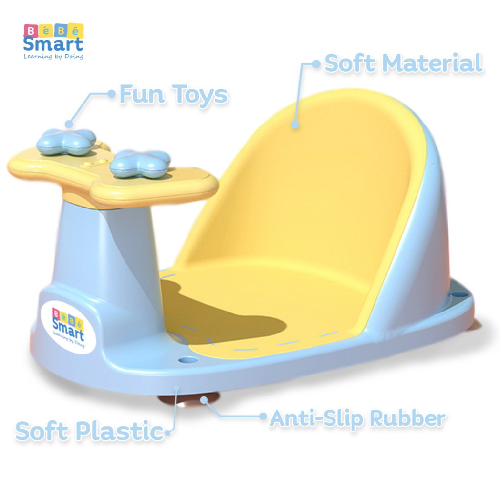 Bebe Smart Bath Chair - Kursi Mandi Bayi Anti Slip