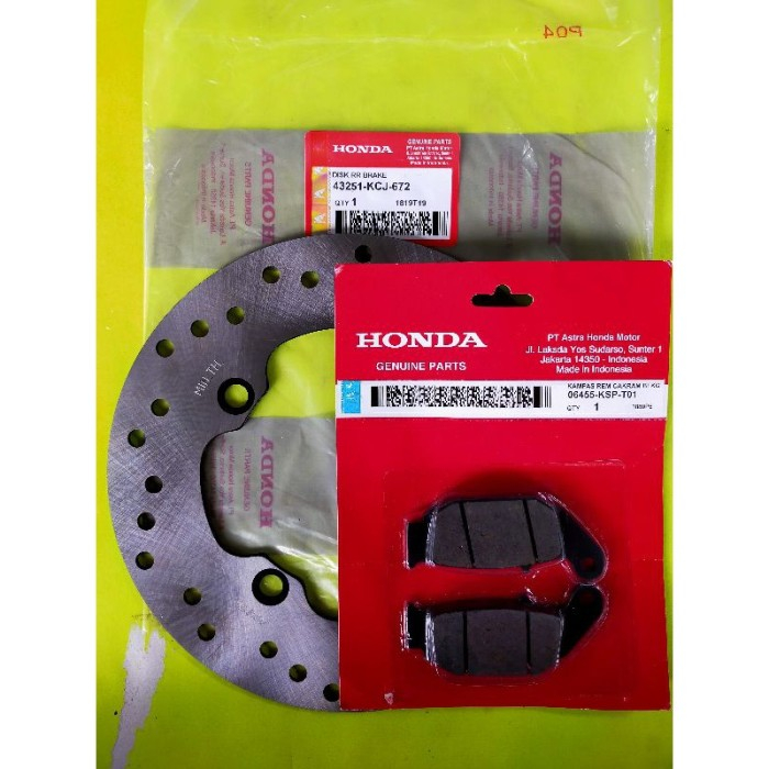 PIRINGAN BELAKANG + DISPAD REM BELAKANG CB 150  NEW CBR