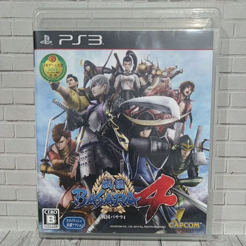 BD CD KASET ORIGINAL PS3 SENGOKU BASARA IV 4 JPN BAHASA JEPANG BOX DAN COVER Original