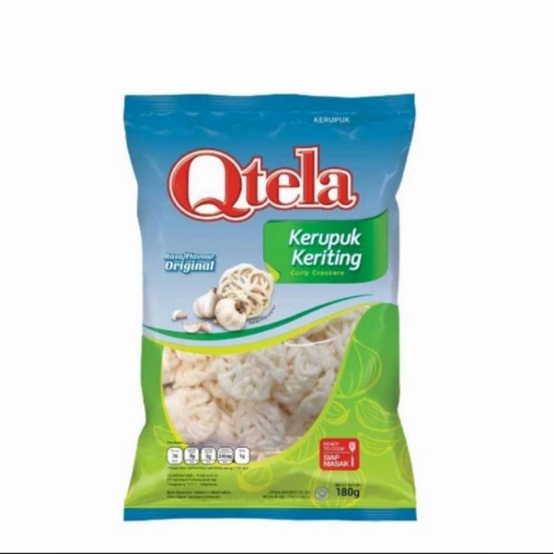 qtela kerupuk keriting 180 gr