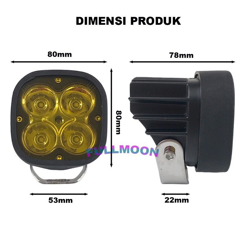 lampu tembak sorot led cree cwl 4 mata L4Z 40w