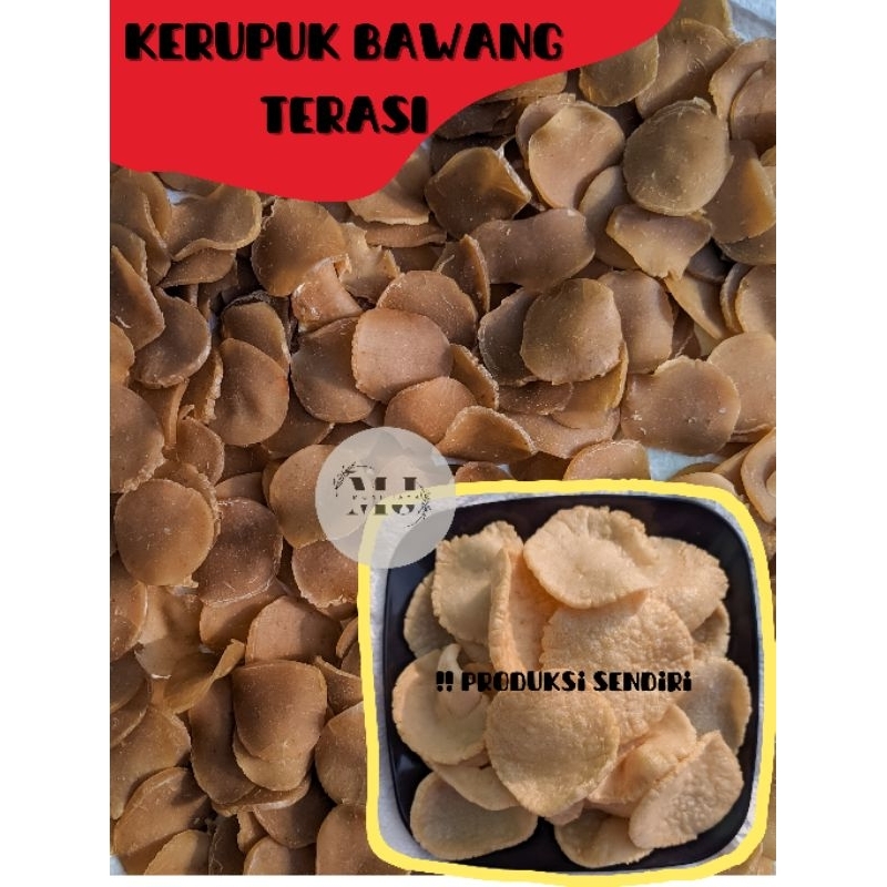 

[1KG] Kerupuk Terasi | Krupuk Terasi Bawang | Kerupuk Mentah