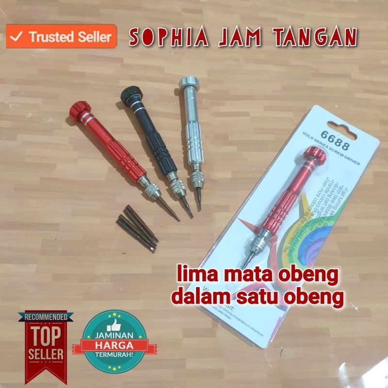( BISA COD ) OBENG UNTUK JAM TANGAN G SHOCK DAN UNIVERSAL , OBENG UNIVERSAL 5 MATA