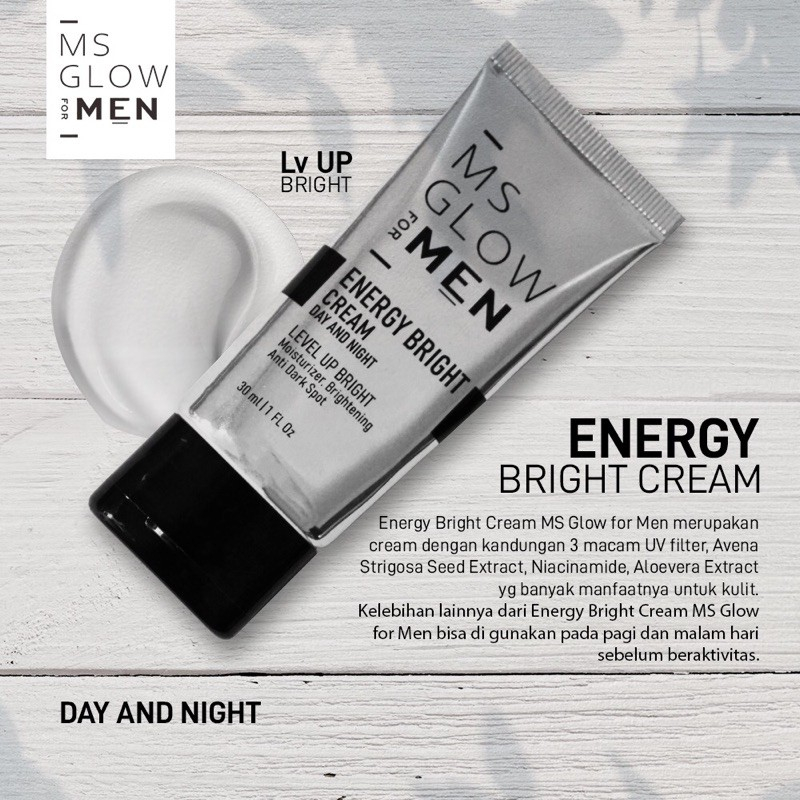 Ms Glow Energy Bright Cream Ms Glow For Men