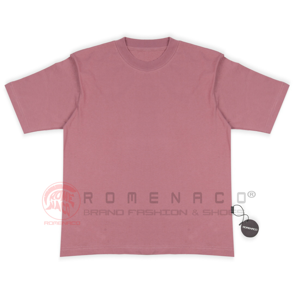 Romenaco Kaos All Size Wanita Warna Dusty Pink R139B