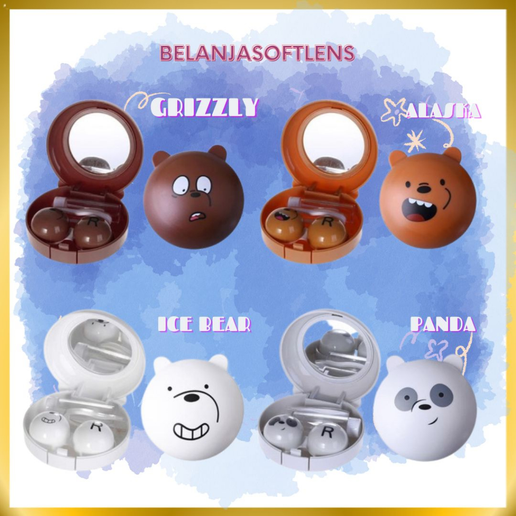 TEMPAT SOFTLENS WE ARE BEARS / KOTAK LENSA