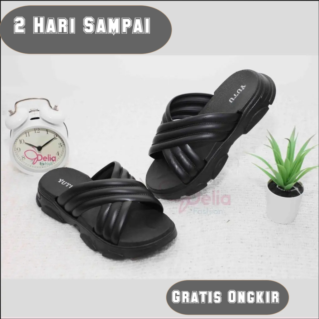 Sandal Wedgws Wanita Korean Style Platform Terbaru 2023