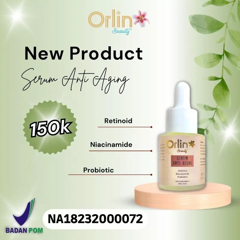 SERUM UNTUK FLEK/ SERUM ANTI AGING ORLIN BEAUTY/ SERUM ORLIN BEAUTY