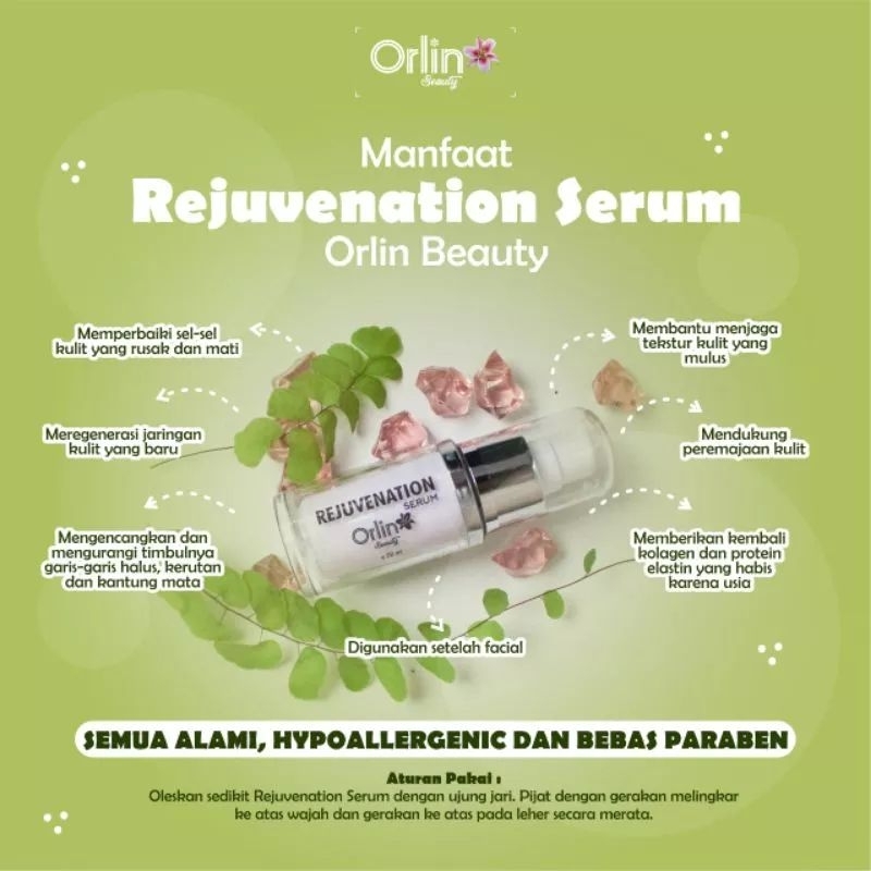 ORLIN BEAUTY / SERUM REJUV/ SERUM WHITENING/ ORLIN BEAUTY SKINCARE