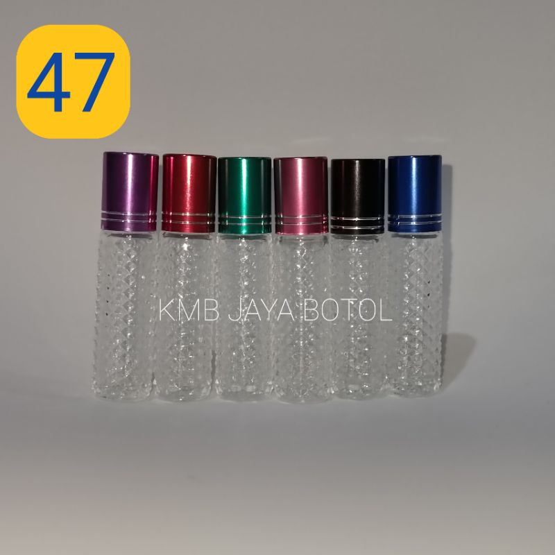 BOTOL PARFUM ROLL ON 8 ML ISI 24 PCS, BOTOL ROLL ON