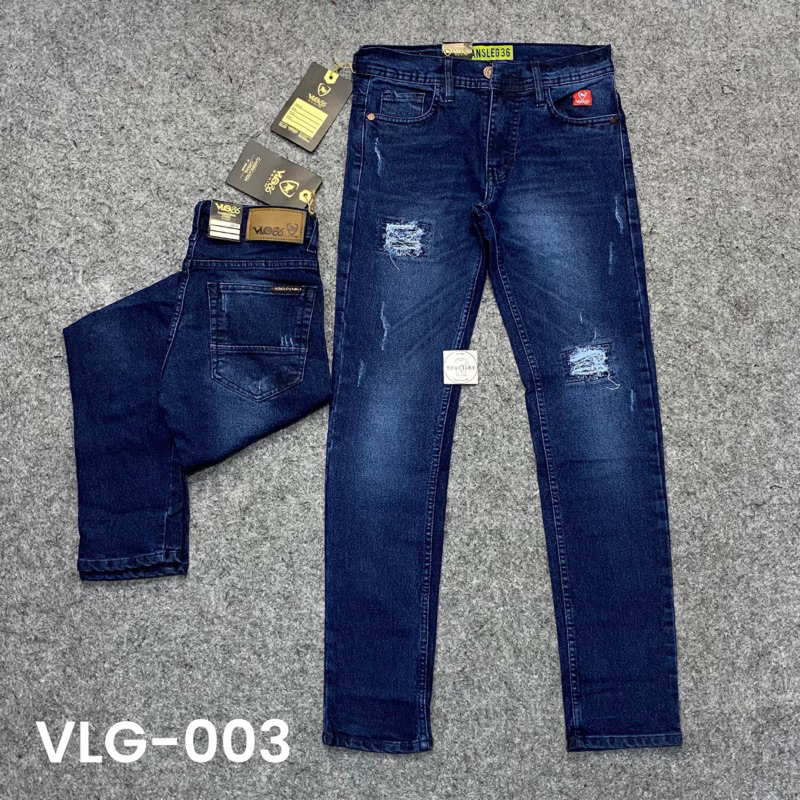 Celana Sobek Pria / Jeans Sobek / Celana Panjang Jeans Ripped Sobek Part 2