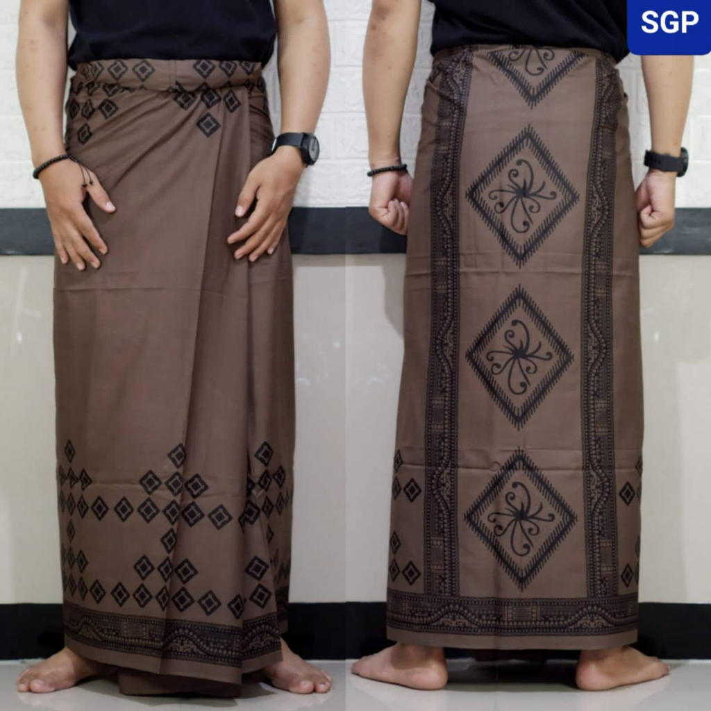 SARUNG BATIK GOYOR SUPER MOTIF TETRIS TERBARU