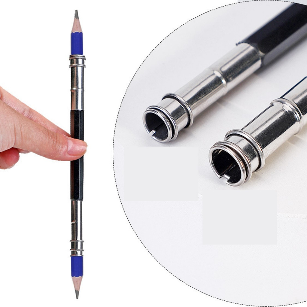 Pencil Extender Alat Penyambung Pensil Holder Perpanjangan Pensil Extension