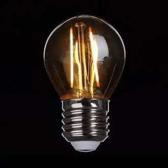 Lampu LED Filamen G45 4w 4 watt Vintage Bulb E27 Warm White Filament